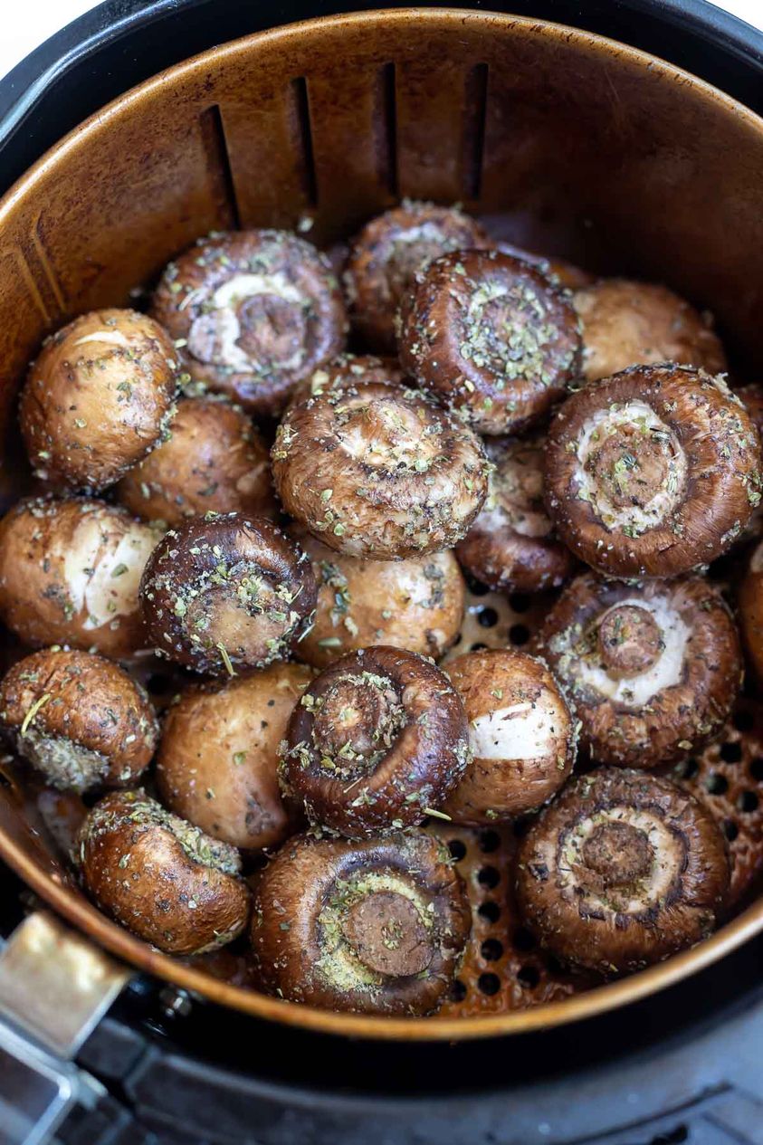 Voici Comment Faire Cuire Des Champignons Au Parmesan Dans Une Friteuse