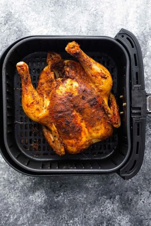 Poulet Entier Croustillant Lair Fryer Recettes De Friteuse Air