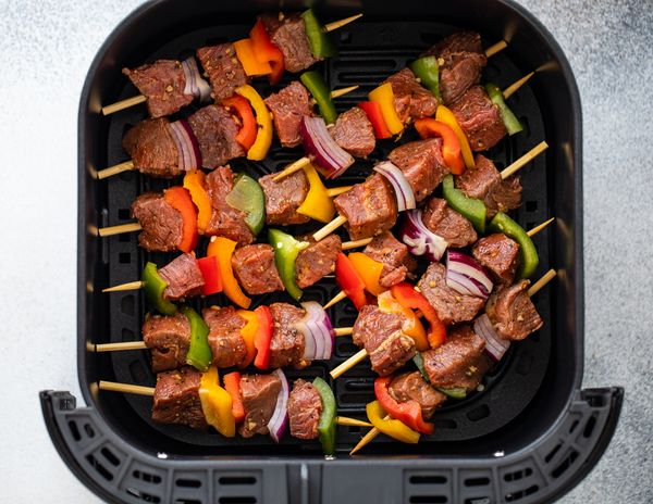 Brochettes de Bœuf à la Friteuse à Air – Recettes de Friteuse à air